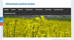 Desktop Screenshot of positive-gedanken.ch